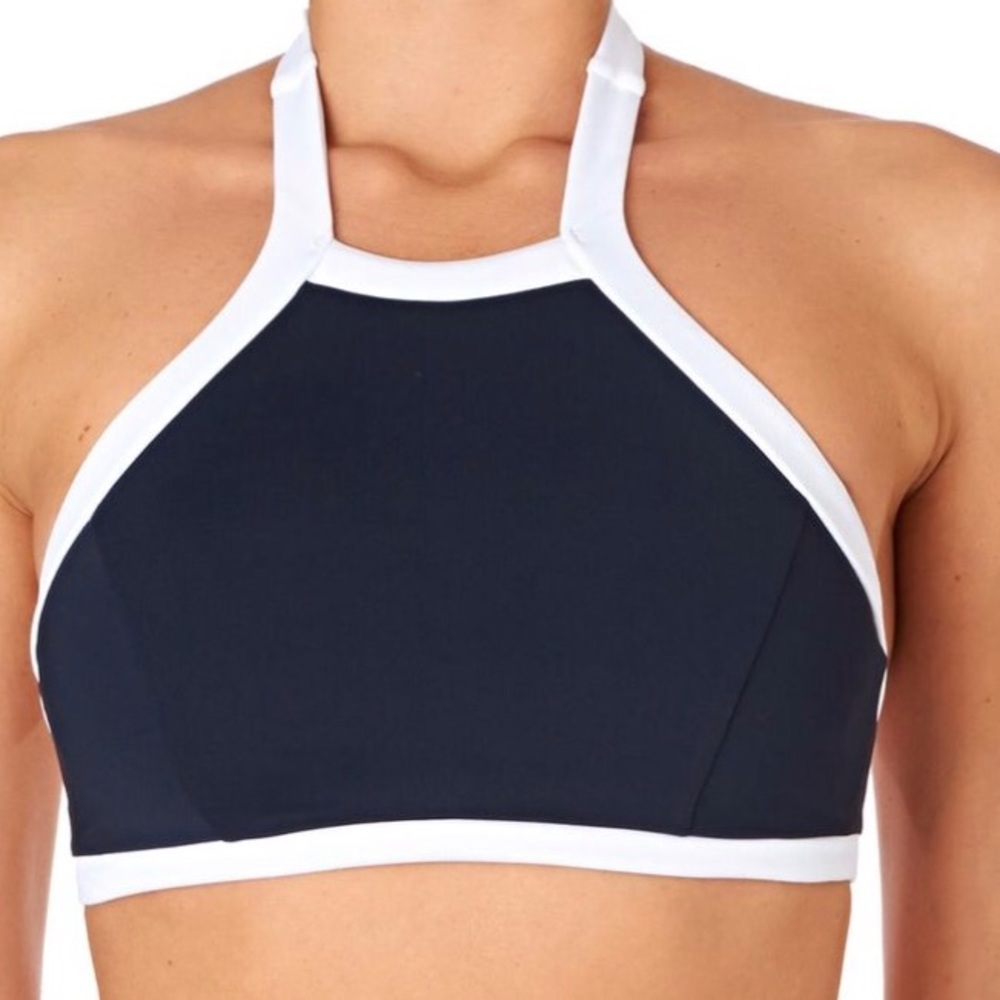 Seafolly ‘Block Party’ high neck halter 👙 top
